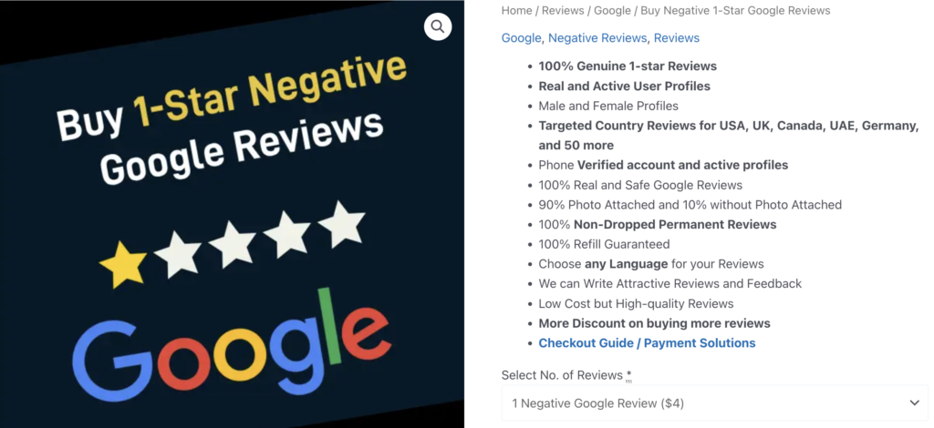 The Mechanics of Fake Negative Review Scams