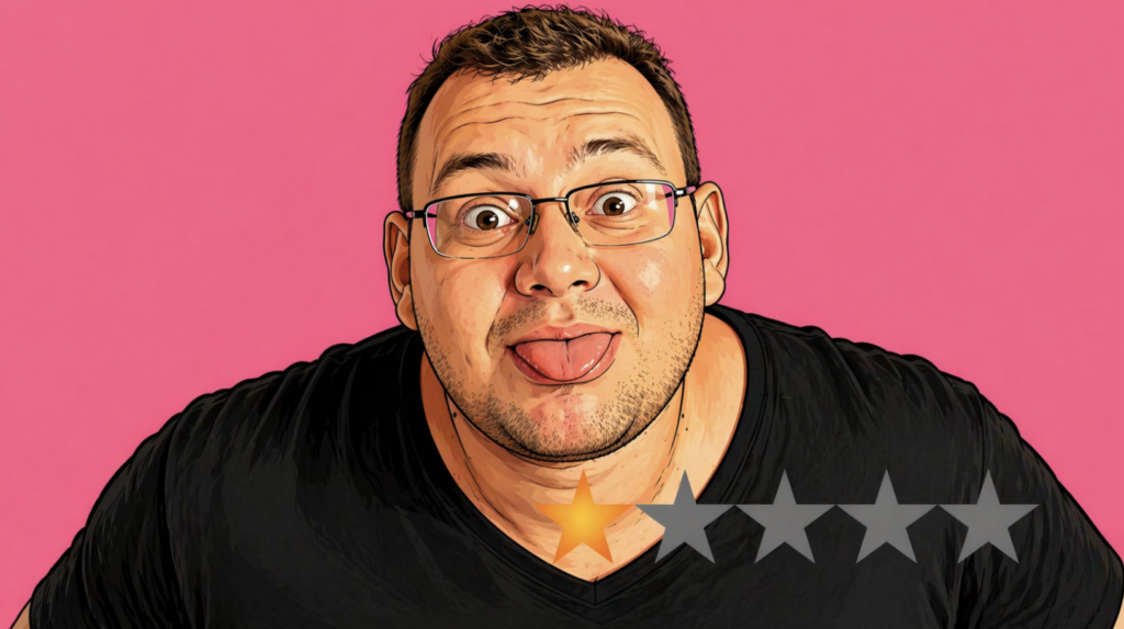 Competitor posting fake reviews