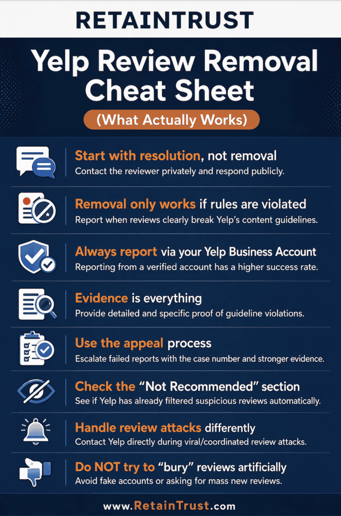 How to Remove Negative and Fake Yelp Reviews.