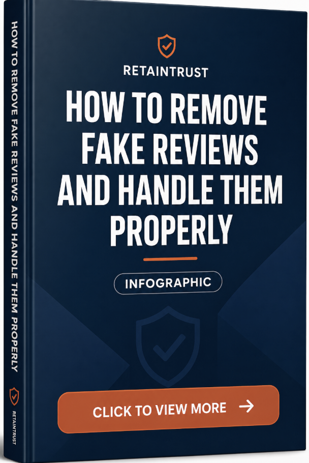 Infographic: How to Remove Fake Reviews and Handle Them Properly